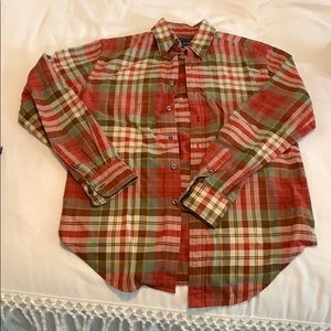 Ralph Lauren flannel button up shirt